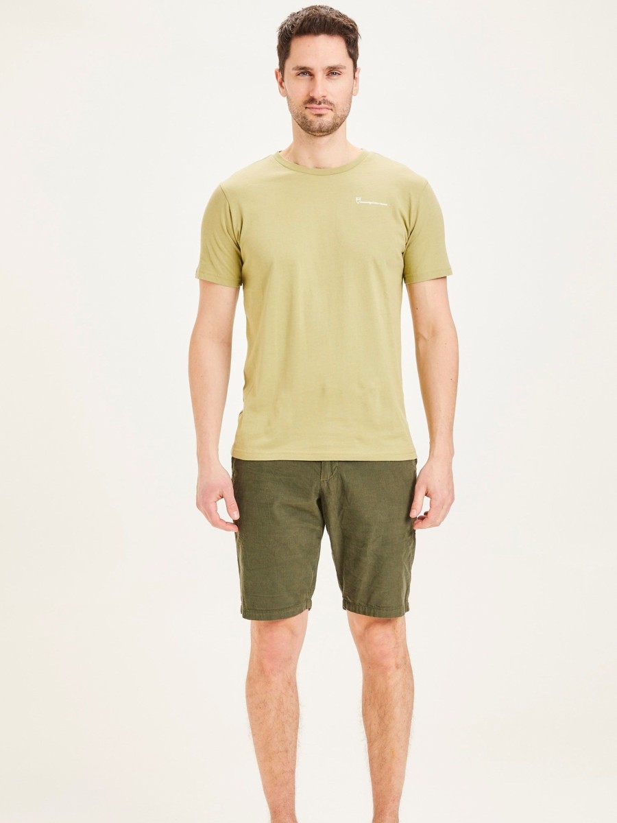 Herren Knowledge Cotton Apparel | Knowledge Cotton Apparel Chuck Baby Cord Shorts Forrest Night | 31