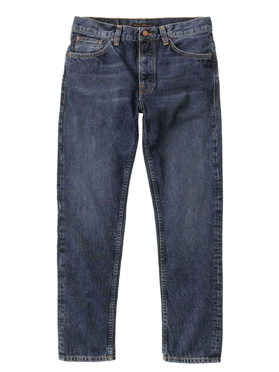 Damen Nudie Jeans | Nudie Jeans Steady Eddie Ii Blue Slate | 29/32