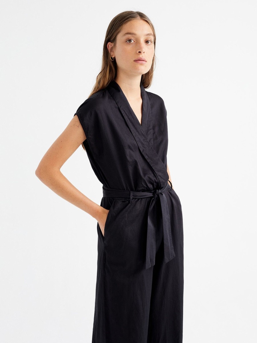 Damen Thinking MU | Thinking Mu Malawi Jumpsuit Black | Xl