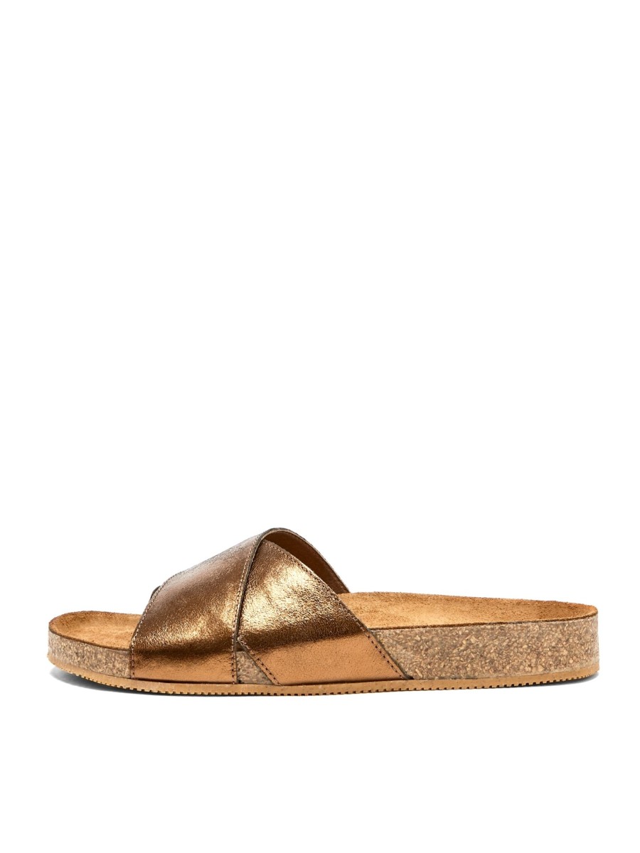 Damen NINE TO FIVE | Nine To Five Cross Slide #Clota Bronze Glam | 37