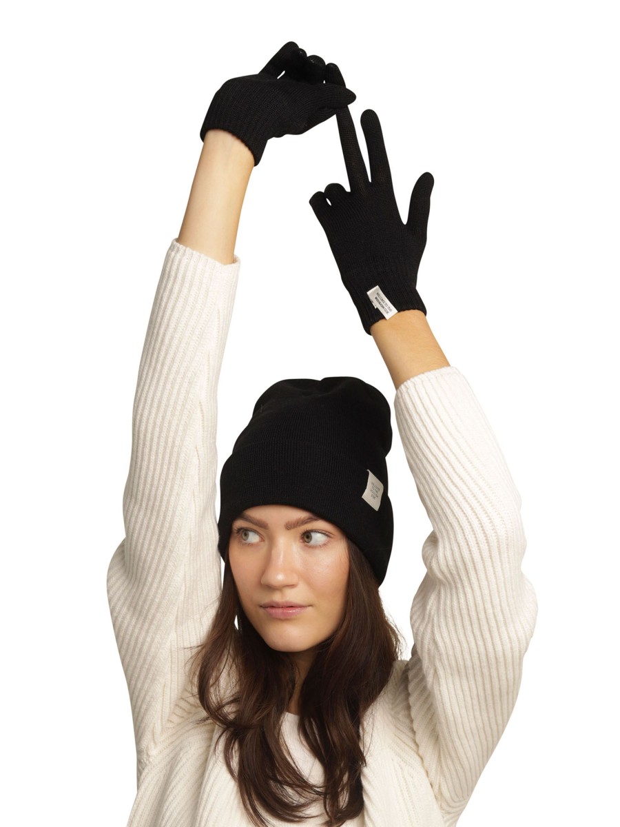 Damen Woolish | Woolish Iki Merino Gloves Black | S