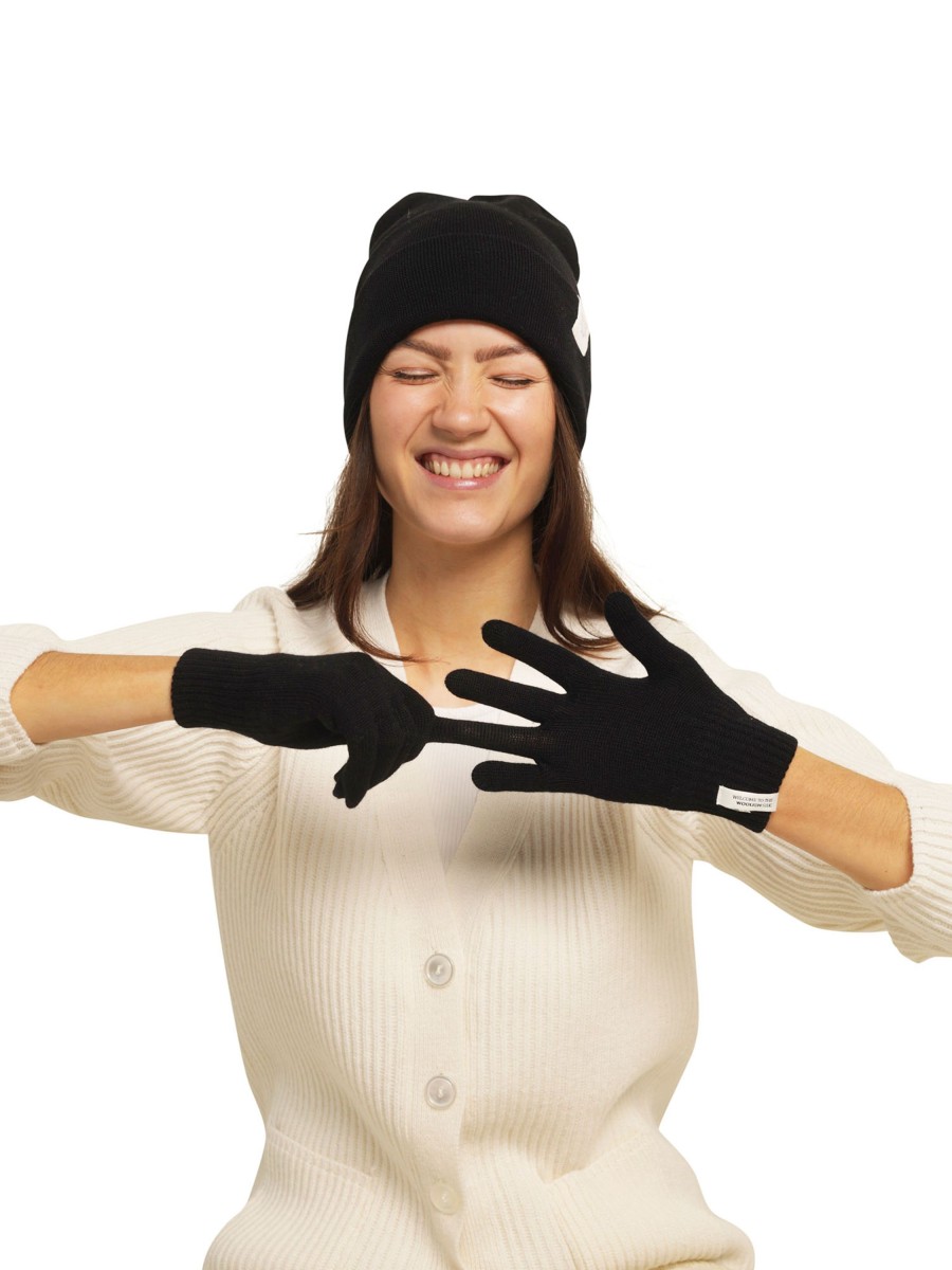 Damen Woolish | Woolish Iki Merino Gloves Black | S