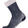 Damen Knowledge Cotton Apparel | Knowledge Cotton Apparel 1 Pack Low Terry Wool Sock Total Eclipse | 38-42