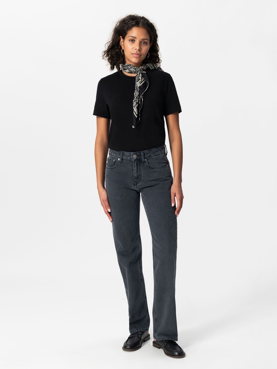 Damen MUD JEANS | Mud Jeans Loose Jamie Used Black | 26/30