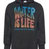 Damen Knowledge Cotton Apparel | Knowledge Cotton Apparel Wateraid Hoodie Black Jet | S