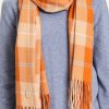 Damen Knowledge Cotton Apparel | Knowledge Cotton Apparel Woven Scarf Orange | Onesize