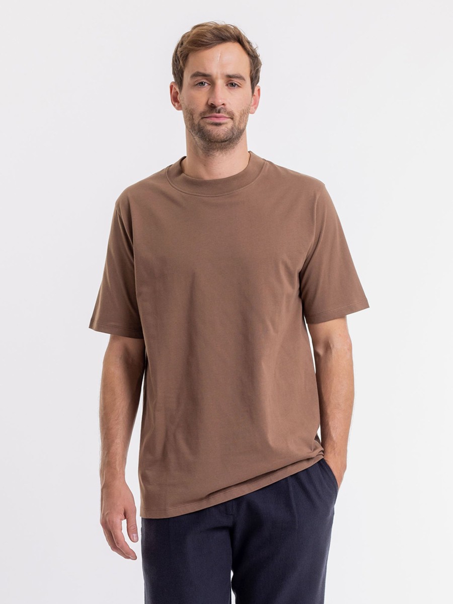 Damen Rotholz | Rotholz Big Collar T-Shirt Chestnut | M