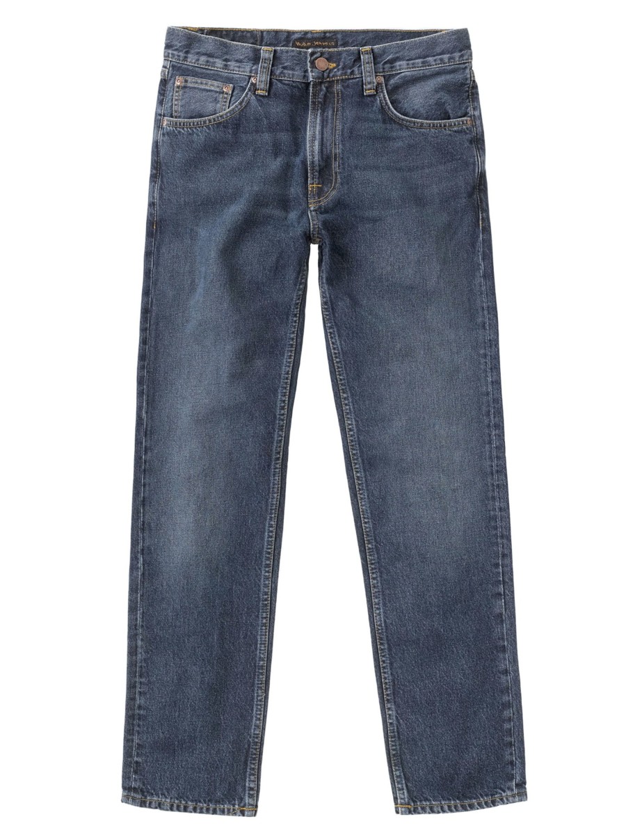 Herren Nudie Jeans | Gritty Jackson Blue Slate | 34/32