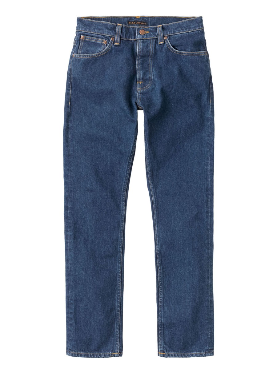 Herren Nudie Jeans | Nudie Jeans Grim Tim Bluish Blue | 30/32