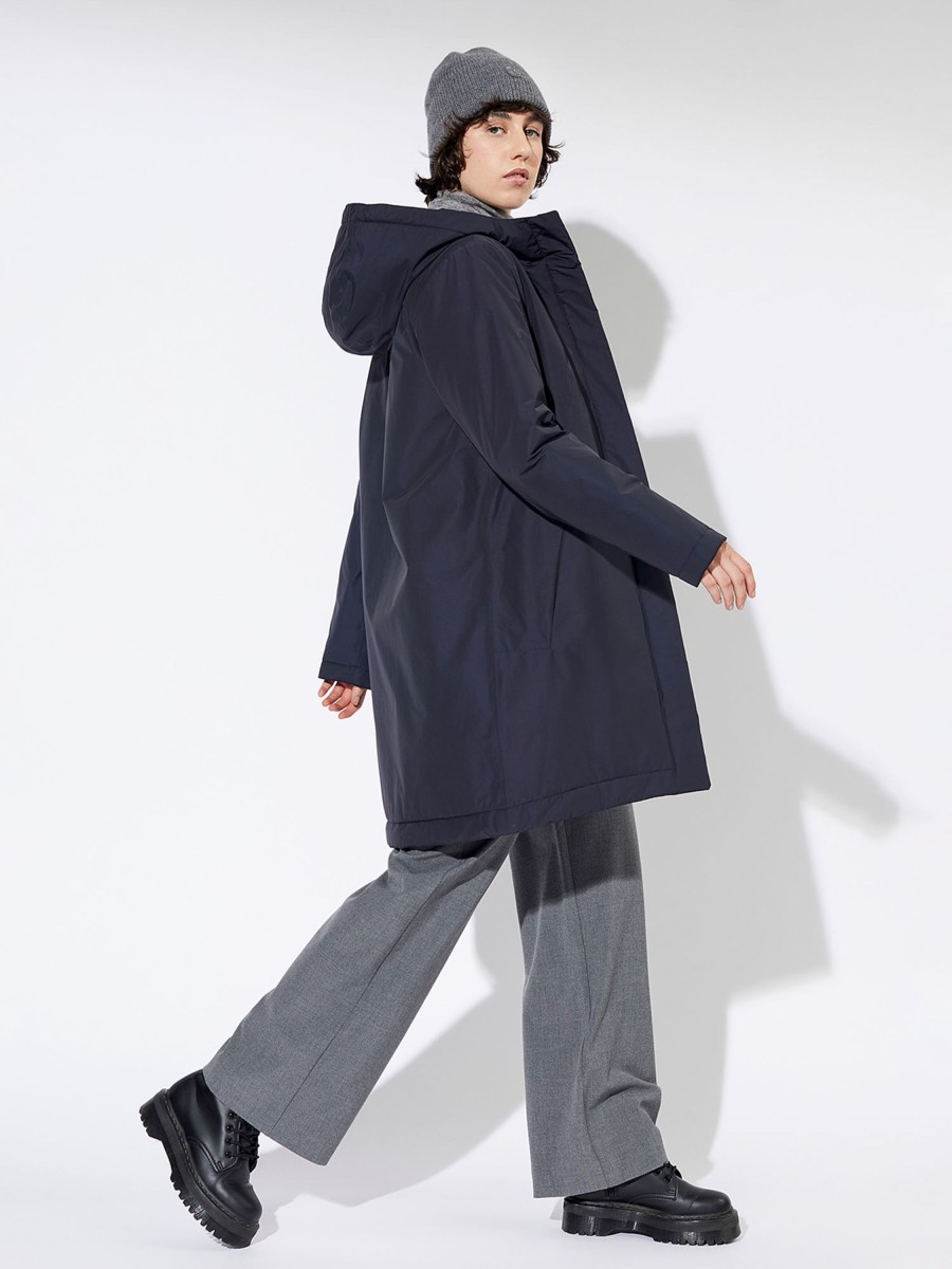 Damen LangerChen | Langerchen Coat Ariza Navy | S