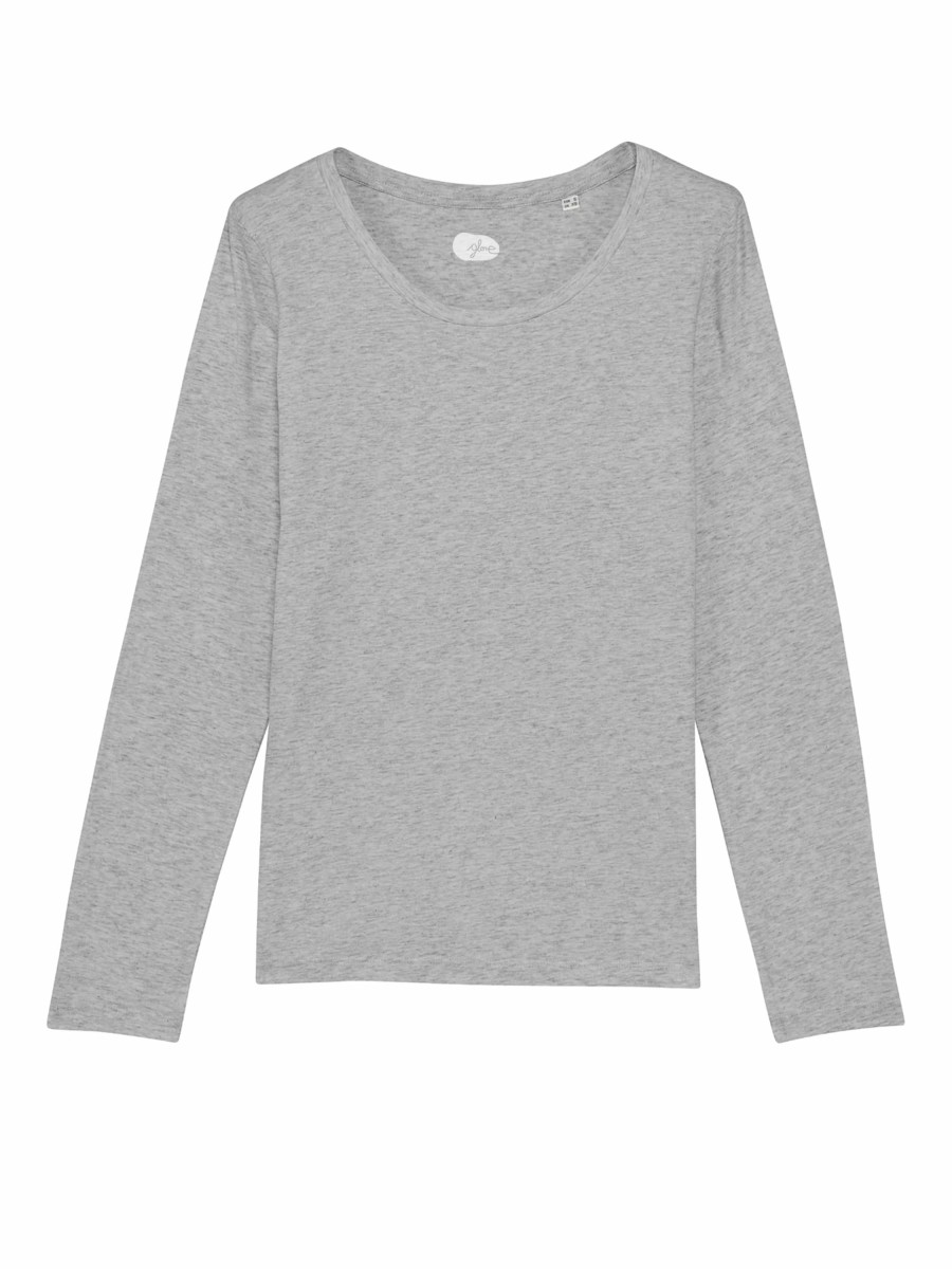 Damen glore | Glore Hedwig Meliert Heather Grey | M