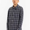 Herren Rotholz | Rotholz Check Overshirt Navy | S