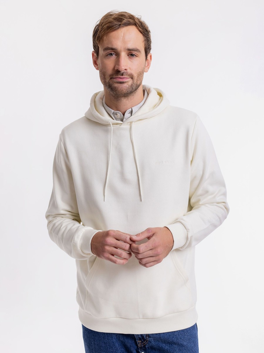 Herren Rotholz | Rotholz Logo Hoodie Off White | S