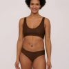 Damen Organic Basics | Organics Basics Invisible Cheeky Briefs 2-Pack Walnut | Xs