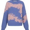 Damen LANIUS | Lanius Pullover Mit Intarsie Lavender/Rose | 34