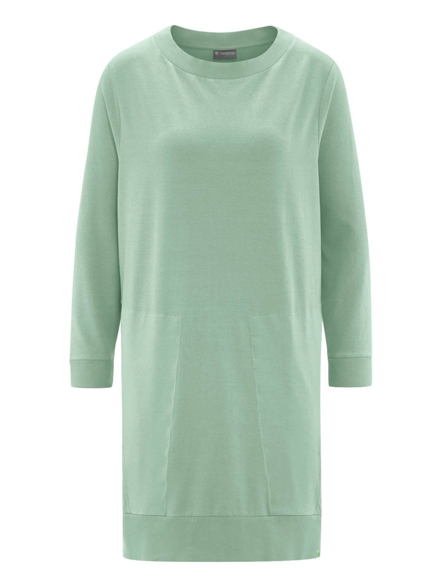 Damen HempAge | Hempage Sweatdress Menta | Xs