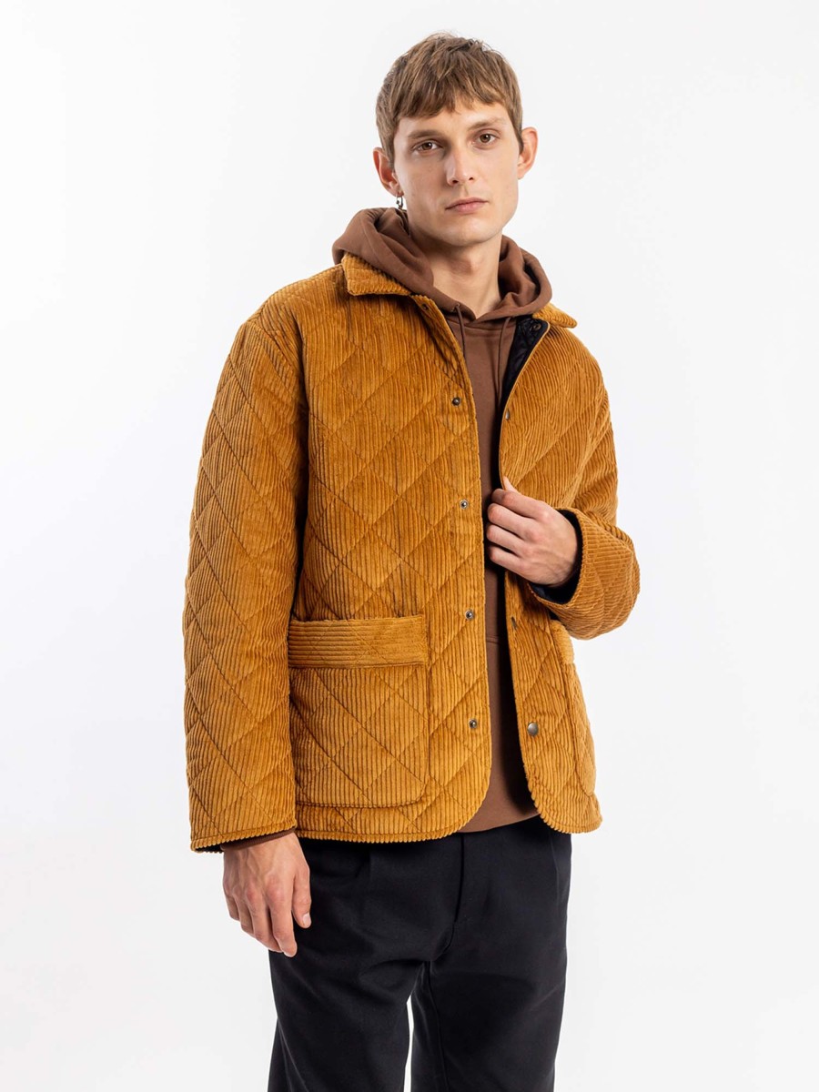 Damen Rotholz | Rotholz Quilt Jacket Toffee Cord | Xs