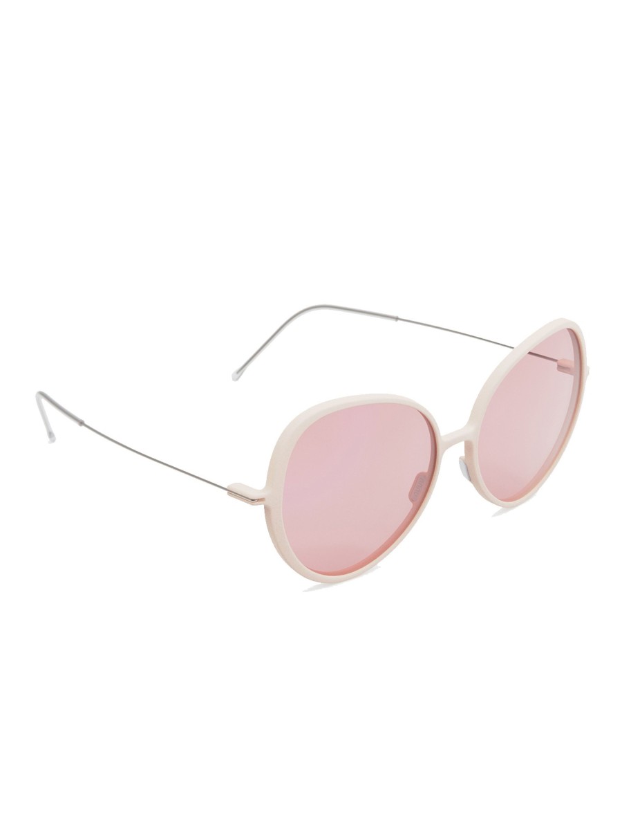 Damen weareannu | Weareannu Cateye 03 L Ecru / Malve / Gold