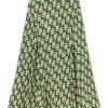 Damen Thinking MU | Thinking Mu Amelie Skirt Green Flower | 40