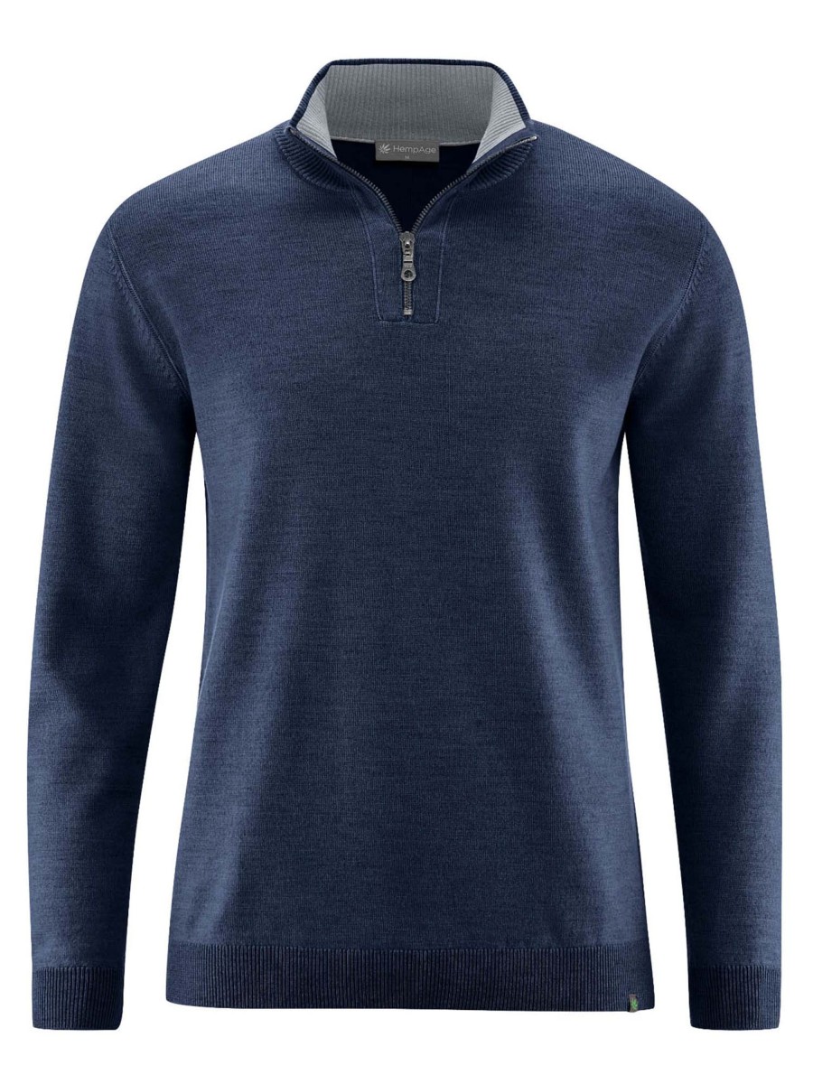 Herren HempAge | Hempage Wolltroyer Navy | S