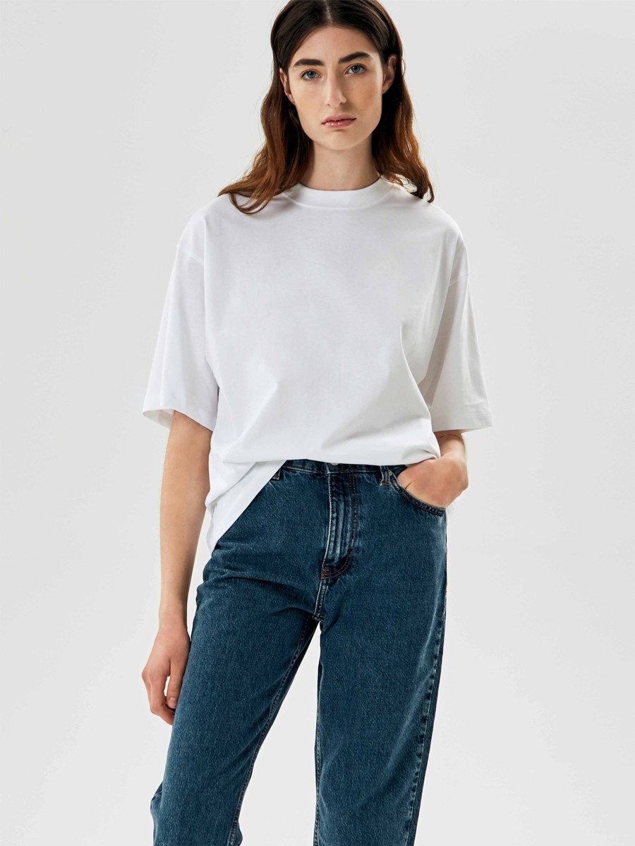 Damen NINE TO FIVE | Nine To Five Boxy Shirt #Medo White | Xs