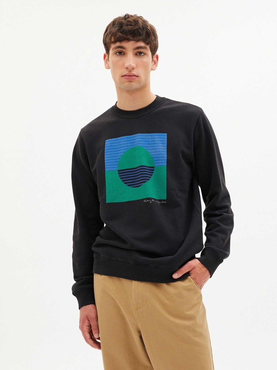 Herren Thinking MU | Thinking Mu Horizon Sweatshirt Black | M