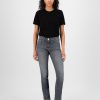 Damen MUD JEANS | Mud Jeans Faye Straight Authentic Black | 26/30