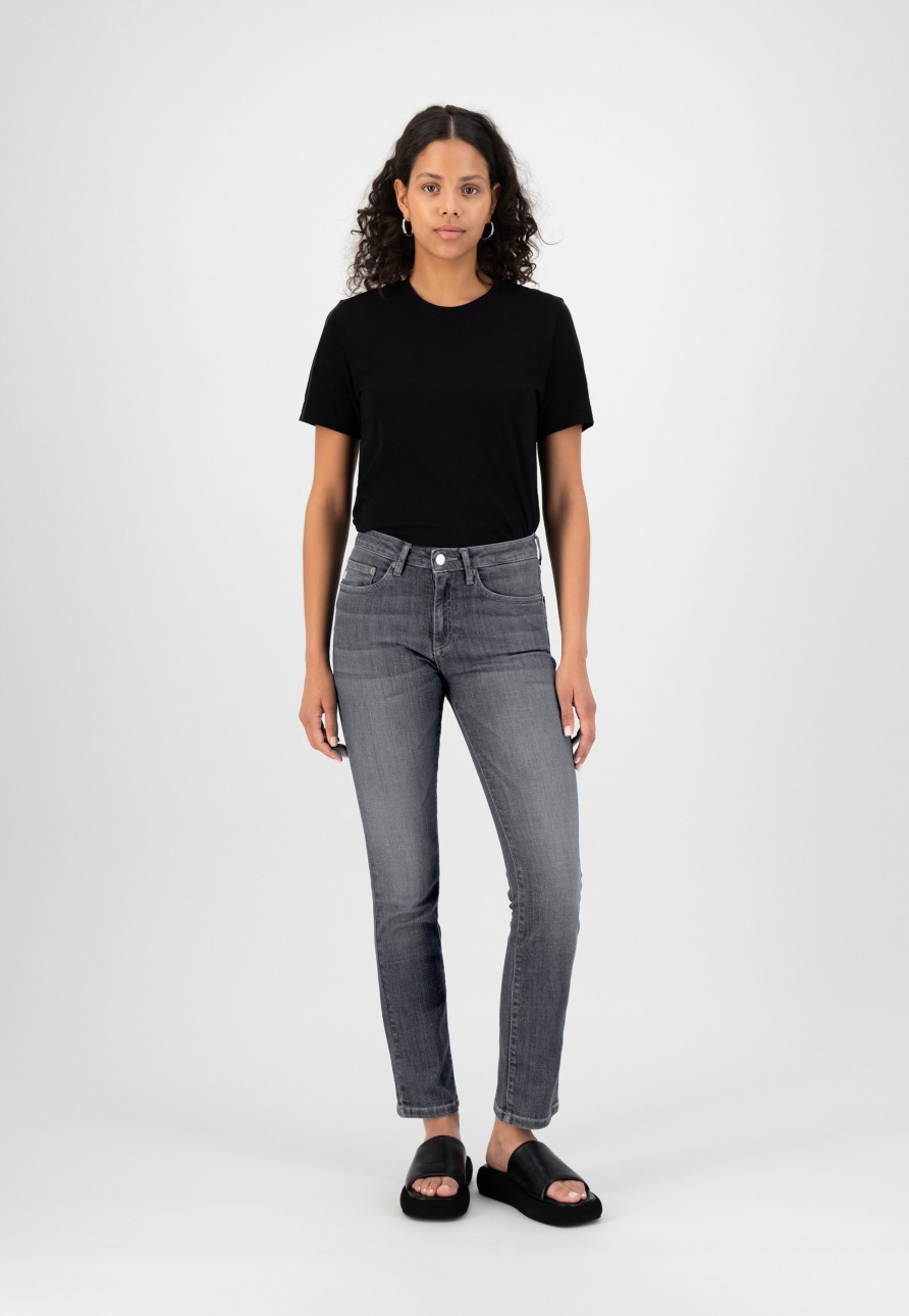 Damen MUD JEANS | Mud Jeans Faye Straight Authentic Black | 26/30