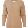 Damen Woolish | Woolish Pullover Oita Merino Sand Beige | Xs