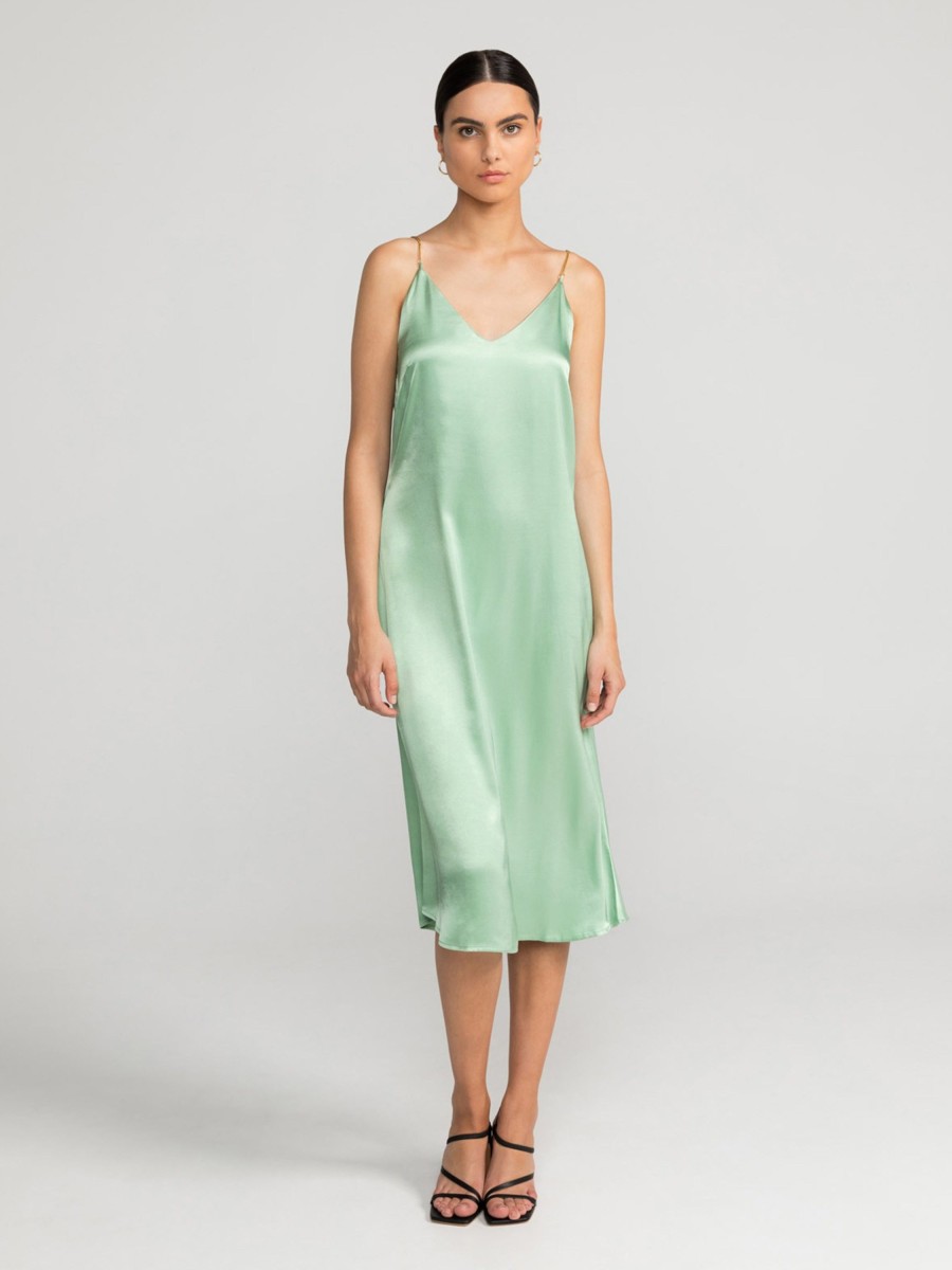 Damen LOVJOI | Lovjoi Dress Elaine Mild Green | Xs