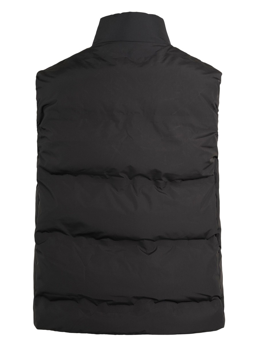 Herren Knowledge Cotton Apparel | Knowledge Cotton Apparel Puffer Vest For Men Black Jet | S