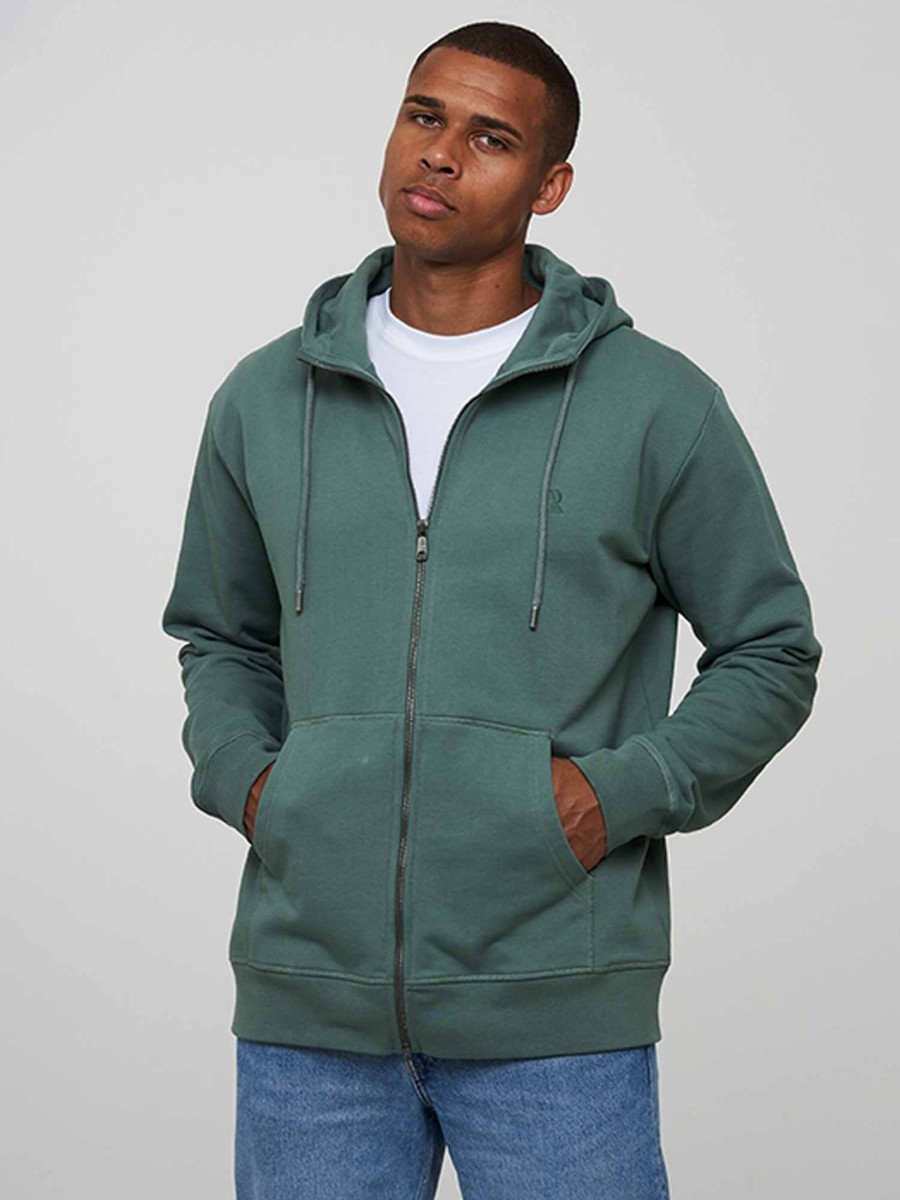 Herren recolution | Recolution Zipper Hoodie Sycamore Khaki | L