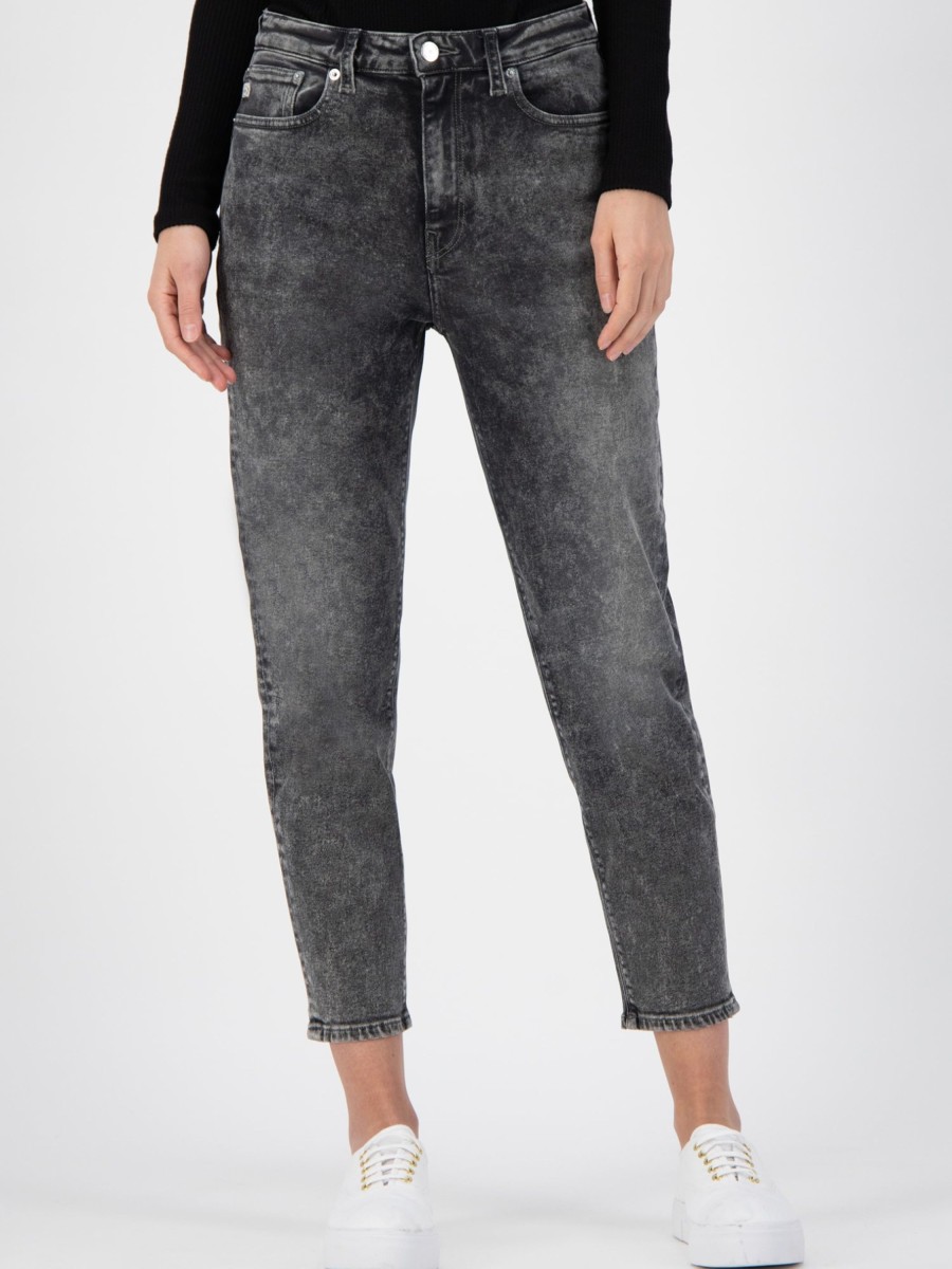 Damen MUD JEANS | Mud Jeans Mams Stretch Tapered Heavy Black Stone | 27/27