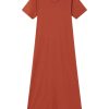 Damen Thinking MU | Thinking Mu Hemp Oueme Dress Clay Red | Xs