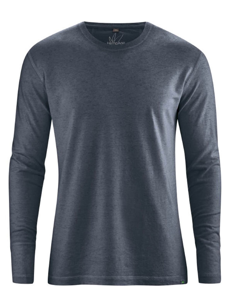 Herren HempAge | Hempage Basic Longsleeve Dark | L