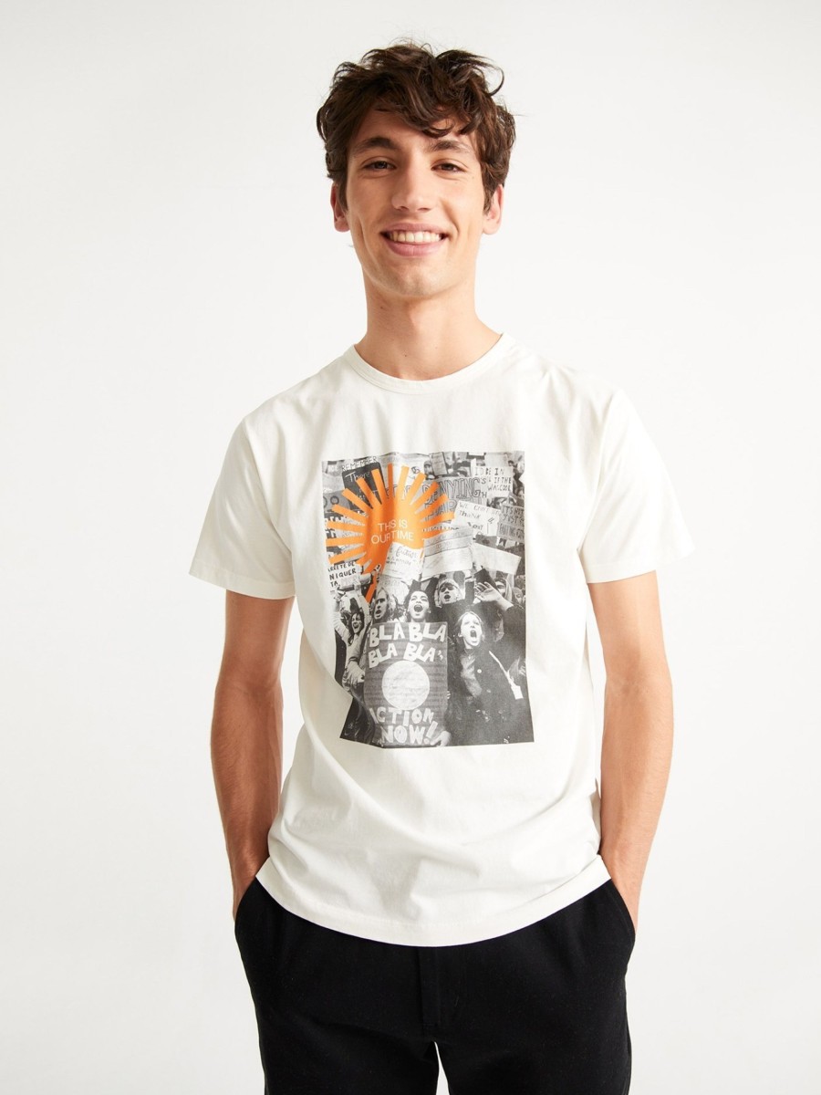 Herren Thinking MU | Thinking Mu This Is Our Time T-Shirt White | S