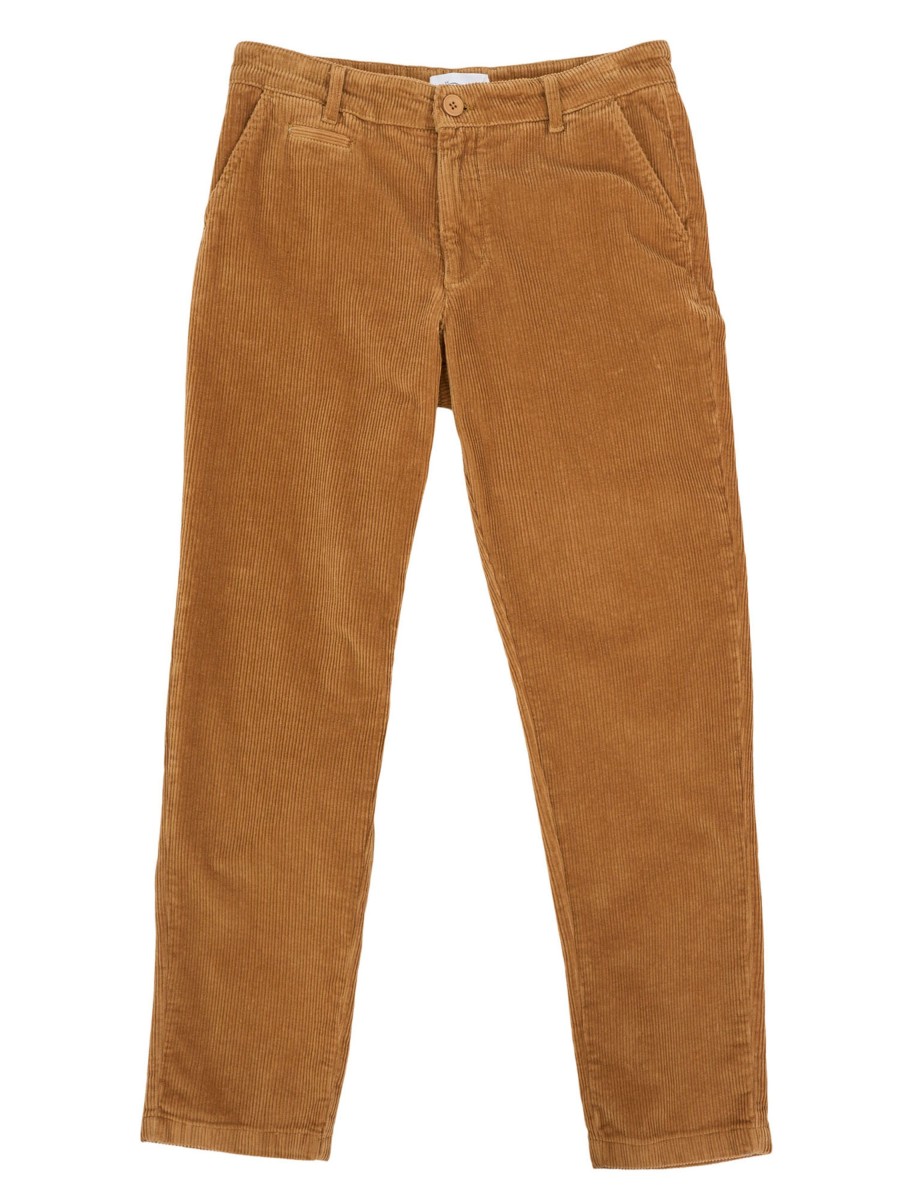 Herren Knowledge Cotton Apparel | Regular 8-Wales Corduroy Pant Brown Sugar | 31/32