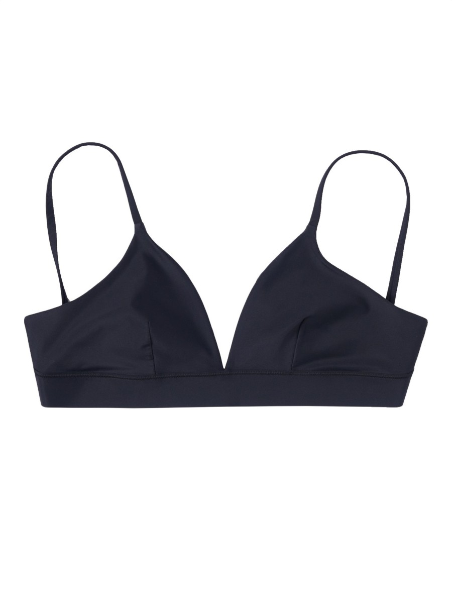 Damen Organic Basics | Organic Basics Re-Swim Bikini Top Black | Xs