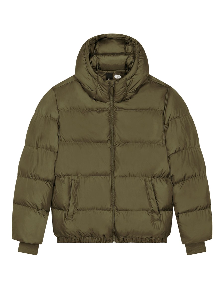 Herren glore | Glore Unisex Pufferjacke Miika British Khaki | S