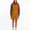 Damen Rotholz | Rotholz Dungaree Corduroy Dress Toffee | Xs