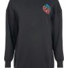 Herren Knowledge Cotton Apparel | Knowledge Cotton Apparel Wateraid Oversize Crew Neck Sweat Black Jet | Xs