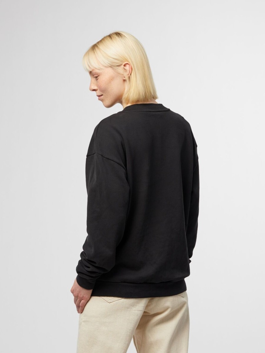 Damen pinqponq | Pinqponq Sweatshirt Unisex Peat Black | S