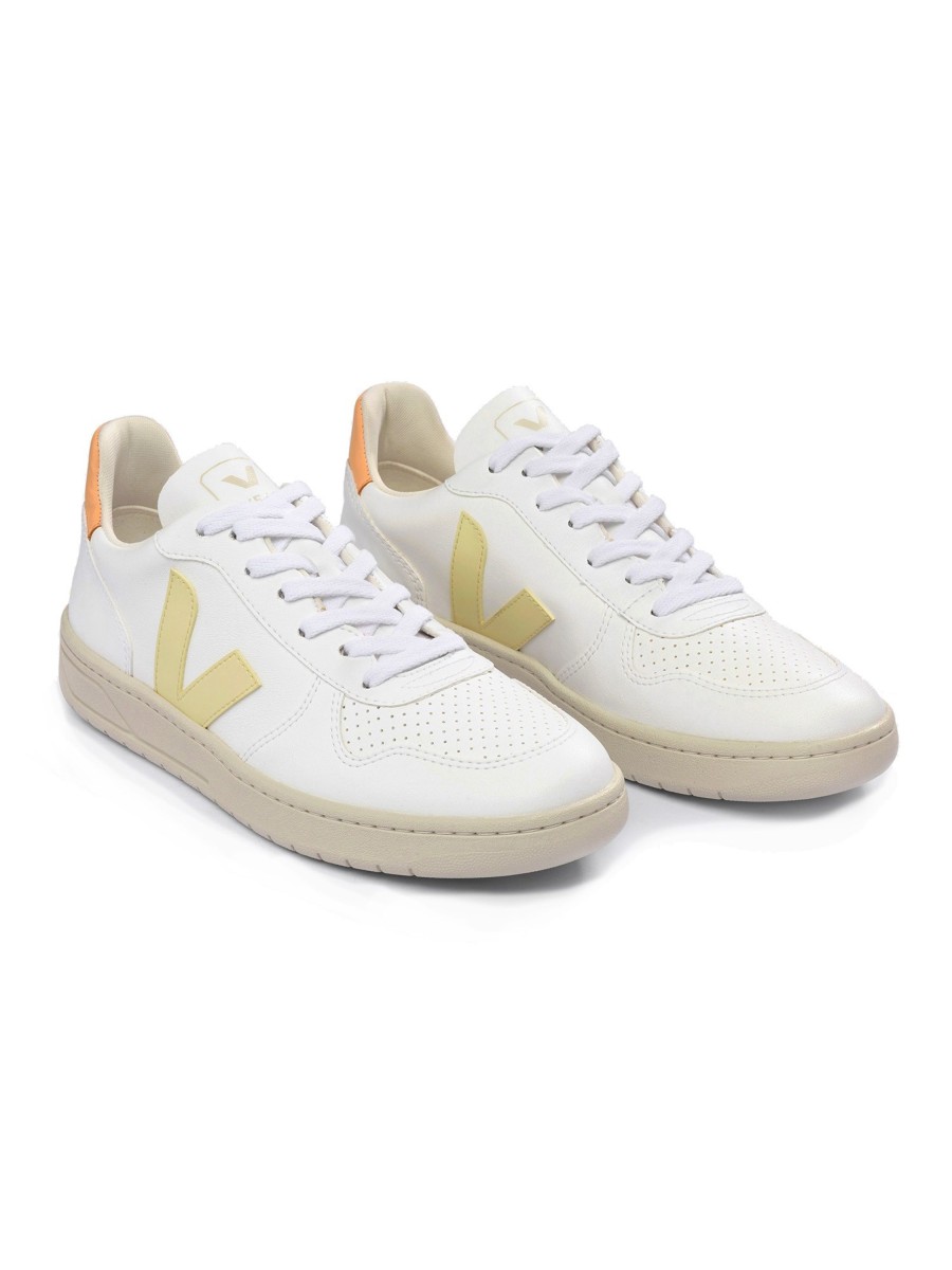 Herren VEJA | Veja V-10 Cwl White Sun Peach | 36