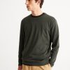 Herren Thinking MU | Thinking Mu Hemp Shiva L/S T-Shirt Dark Green | S