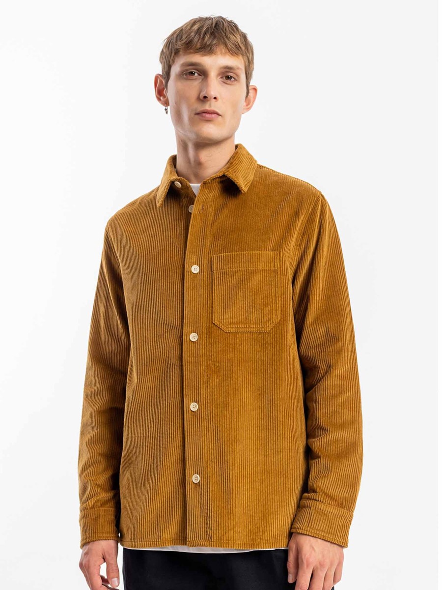 Herren Rotholz | Rotholz Cord Casual Shirt Toffee | S