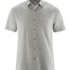 Herren HempAge | Hempage Short Sleeve Shirt Melange | S