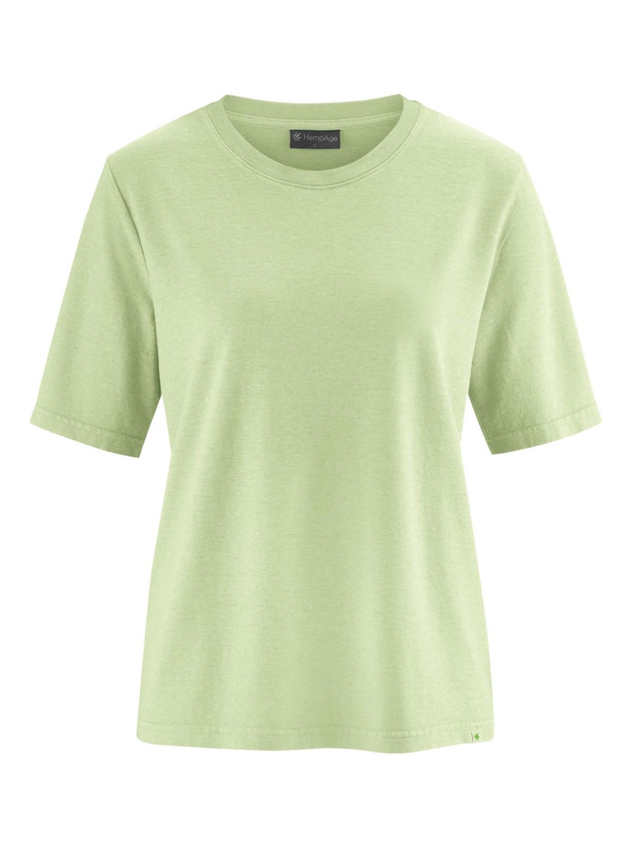 Damen HempAge | Hempage Kombi T-Shirt Matcha | S