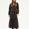 Damen Thinking MU | Thinking Mu Ivette Dress Crinkled Dots | Xs