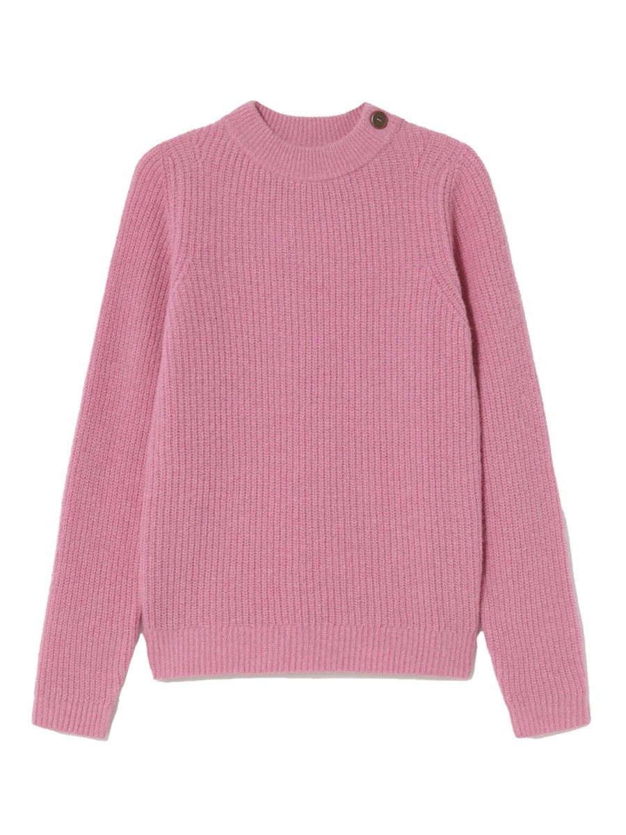 Damen Thinking MU | Thinking Mu Hera Knitted Sweater Pink | S