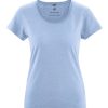 Damen HempAge | Hempage T-Shirt With Rolling Collar Water | Xs